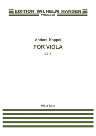 Anders Koppel, For Viola Viola Score