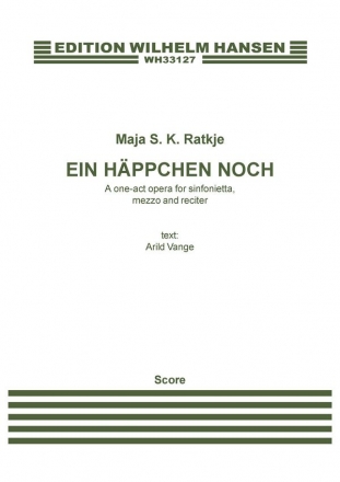 Maja S.K. Ratkje, Ein Hppchen Noch Mezzo Soprano Voice, Narrator and Ensemble Buch