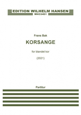Frans Bak, Korsange SATB Book