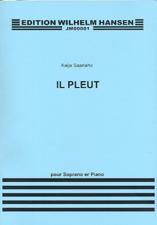 Il pleut for soprano and piano