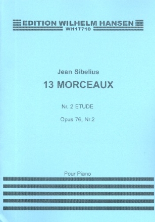 Etude op.76,2  pour piano