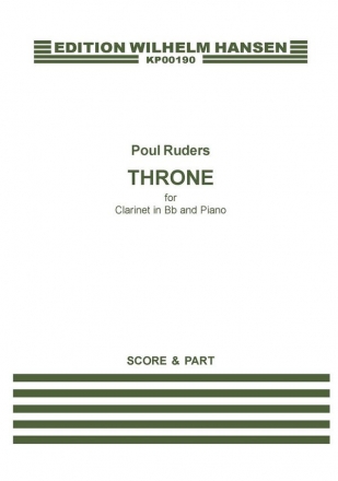 Poul Ruders, Throne Klarinette und Klavier Buch
