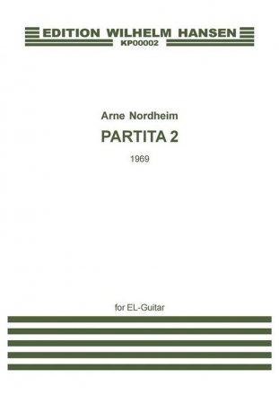 Arne Nordheim, Partita 2  Buch