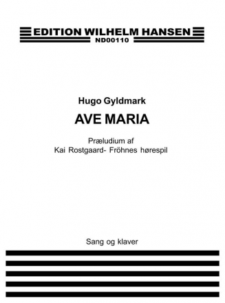 Ave Maria for voice and piano (dn)