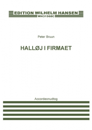 Peter Bruun_Jesper Brstrup-Karlsen, Hallj i Firmaet - En Kontoropera Vocal, Accordion and Piano Stimme