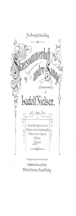 Ludolf Nielsen, Skaersommerduft Op. 4 Nr. 5 Vocal and Piano Buch