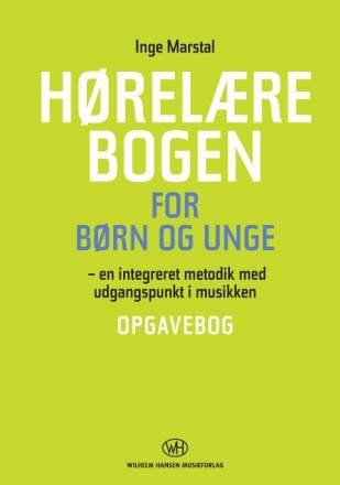 Inge Marstal, Horelaerebogen For Born og Unge - Opgavebog Solfege Buch