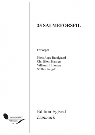 25 Salmeforspil For Orgel Orgel Buch