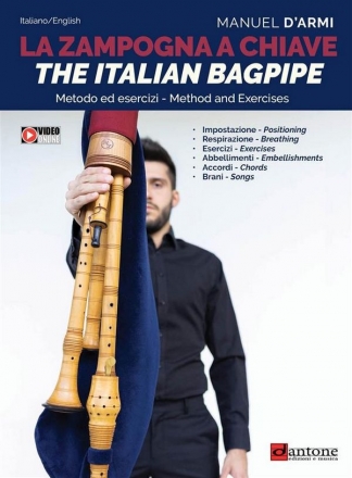 La Zampogna a Chiave- The Italian Bagpipe per zampogna a chiave Text en/it