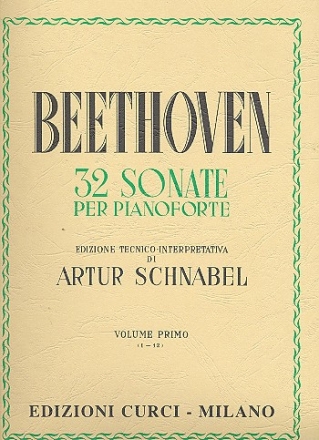 32 sonate vol.1 (nos.1-12) per pianoforte