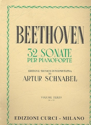 32 sonate vol.3 (nos.24-32) per pianoforte
