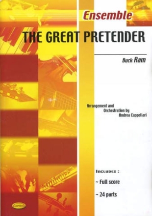 THE GREAT PRETENDER FOR ENSEMBLE,  SCORE AND PARTS CAPPELLARI, ANDREA, ARR.