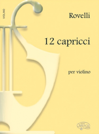 Rovelli, 12 Capricci, per Violino Violin Buch