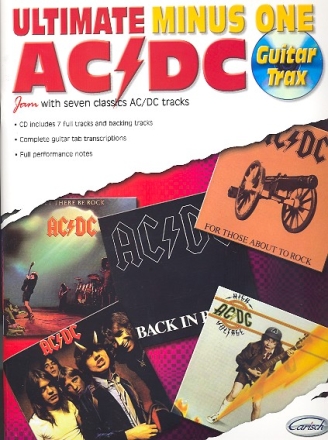 AC/DC (+CD): guitar trax Songbook vocal/guitar/tab