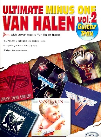 Van Halen vol.2 (+CD): guitar trax Songbook vocal/guitar/tab