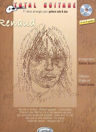 Tota guitare - Renaud Schan (+CD): pour 1-2 guitares/tab