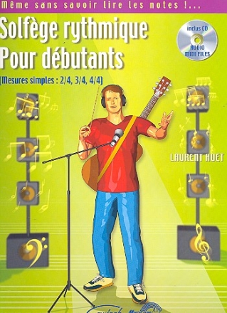 Solfege rythmique pour debutants (+CD-ROM)