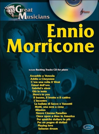 Ennio Morricone (+CD) for piano