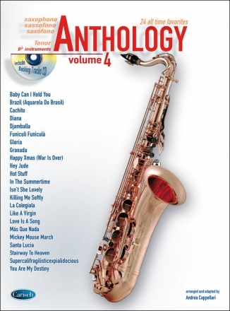 Anthology Tenor Saxophone Vol. 4 (+CD) for tenor saxophone