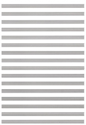 Carta da Musica (Cuadernillo, Papier  Musique)  Blatt