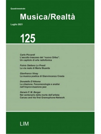 M/R XLII 125, Luglio 2021  book