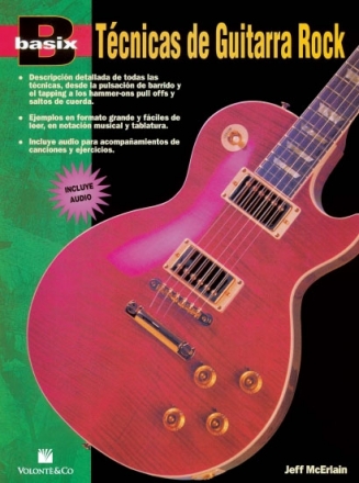 Jeff McErlain, Basix tcnicas guitarra rock Gitarre Buch + CD