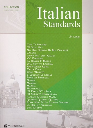 Italian Standards Songbook piano/vocal/guitar