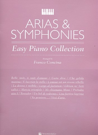 Easy Piano Collection - Arias & Symphonies for piano