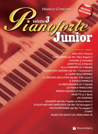Franco Concina, Pianoforte Junior - Vol. 3 (Nuova edizione) Klavier Buch