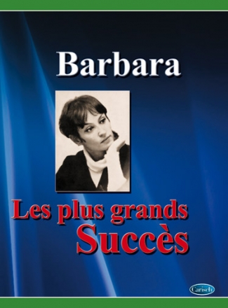 Barbara: Les plus grands succs Songbook gesang/klavier/akkorde