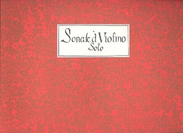 5 sonate a violino solo e basso (Bc nicht ausgesetzt) Facsimile