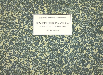 Sonate per camera op.1 a violoncello e cembalo facsimile