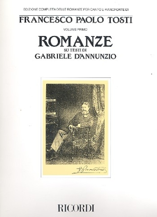 Romanze su testi di Gabriele D'Annunzio vol.1 per canto e pianoforte