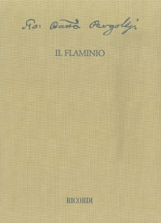 NR14198500 Il Flaminio for voices and orchestra score