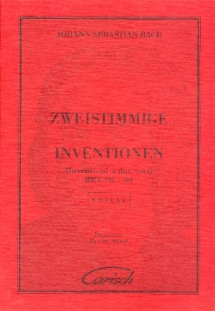 Zweistimmige Inventionen BWV772-786 fr Klavier Abbado, Marcello, ed