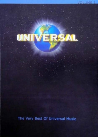 The very Best of Universal Music vol.1: Songbook melody line with texts, chords and guitar boxes