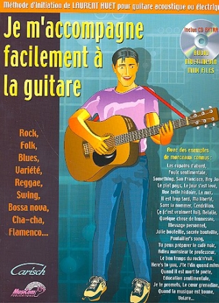 Je m'accompagne facilement  la guitare (+CD) pour guitare/tab (frz)