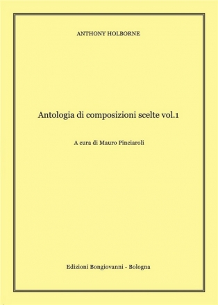 Anthony Holborne, Antologia Di Composizioni Scelte Vol.1 Guitar
