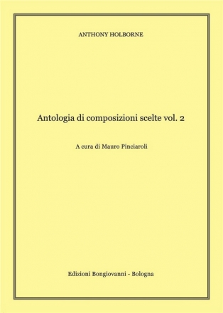 Anthony Holborne, Antologia Di Composizioni Scelte Vol.2 Guitar