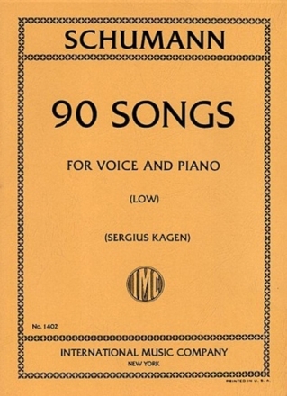 90 Songs for low voice and piano (dt/en)