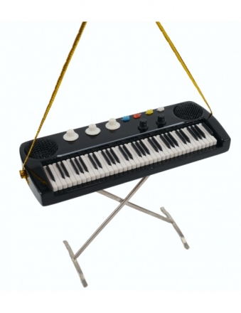 Keyboard 9x7 cm mit Schlaufe zum Aufhngen