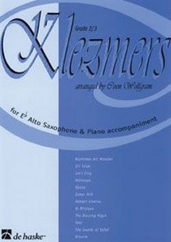 Klezmers for Eb alto saxophone and piano accompaniment