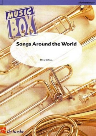 Songs around the World for 3 clarinets score and parts