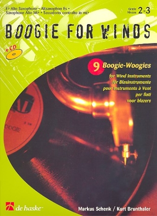 Boogie for winds (+ CD): 9 Boogie-Woogies for wind instruments Alto-Saxophone in Eb