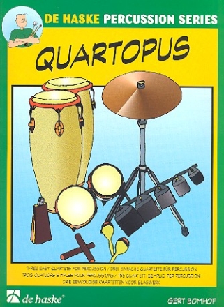 Quartopus - 3 einfache Quintette fr Percussion Partitur und Stimmen