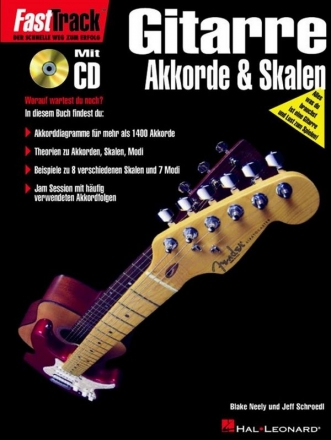Fast Track Gitarre (+CD): Akkorde und Skalen Akkorddiagramme
