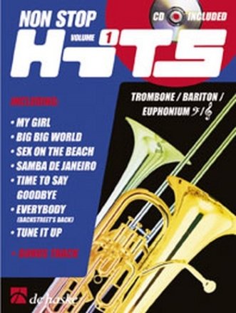 Non stop Hits vol.1 (+CD): fr Posaune(Bariton/Euphonium Bass- und Violinschlssel