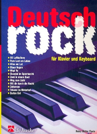 Deutsch Rock: fr Klavier (Keyboard)