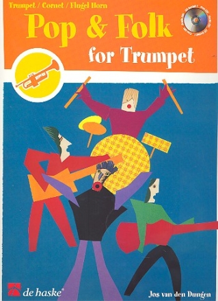 Pop and folk (+CD): for trumpet (Cornet, Flgelhorn) (en/fr/dt/it/nl)
