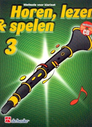 Horen lezen & spelen vol.3 (+CD) voor klarinet (nl)